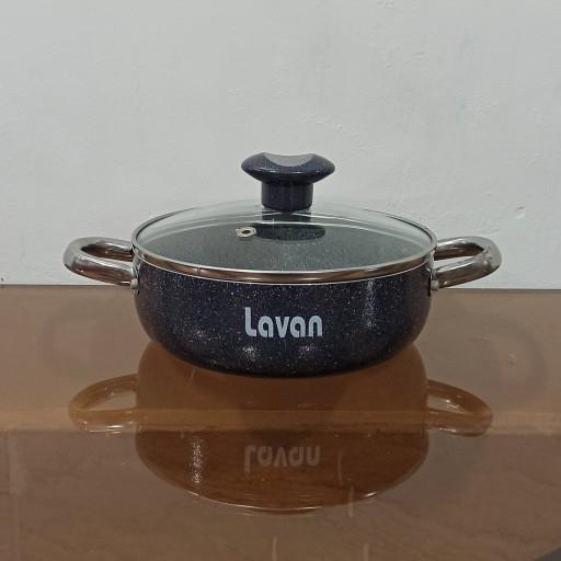 تابه گرانیتی سایز 18 لاوان مدل تیتان طوسی